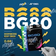 Yonex BG80 BG 80 Badminton String (100% Original) Sunrise 0.68MM For Hard Hitter