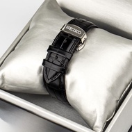 สายนาฬิกา Seiko หนังแท้ รุ่น Seiko5 สำหรับผู้ชายและผู้หญิง สายนาฬิกา Seiko รุ่นน้ำมันทะเลสาบ