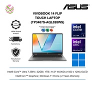 Asus Vivobook 14 Flip TP3407S-AQL028WS 14" WUXGA OLED Touch Laptop ( CU7-258V, 32GB, 1TB, ARC, W11, 