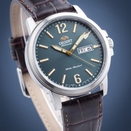 [TimeYourTime] Orient RA-AA0C06E19B Automatic Brown Leather Green Analog Men's Watch RA-AA0C06E