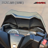 ฝาครอบไมล์ด้านหลัง Forza 350 ปี 2020-23 Forza 300 JMAX ตรงรุ่น ลายฟิล์มคาร์บอน 6D