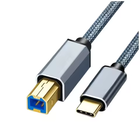 Mobile Phone Printer Cable Typec to USB Square Port Suitable for Hp Canon Lenovo Samsung Brothers Ep