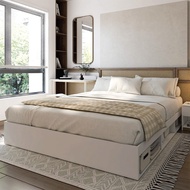 Koncept Furniture เตียง KC-PLAY รุ่น FANTASY-B สีขาว สีโอ๊ค