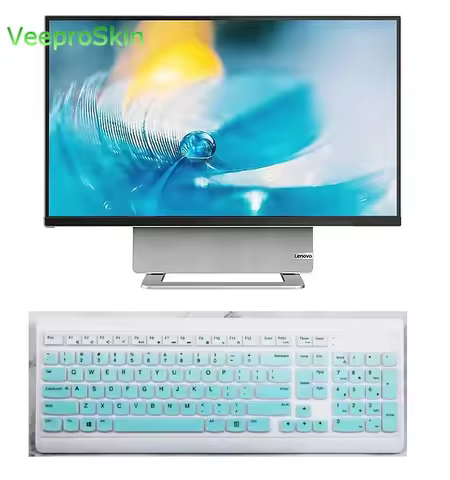 Silicone desktop keyboard cover Skin computer All in one PC For Lenovo YOGA AIO 7 27 inch PC for Len