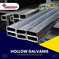 BESI HOLLOW GALVANIS 2 X 4 