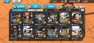 One piece bounty Rush 手遊 頂級帳號（13隻超限）