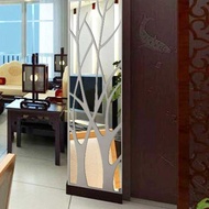 3d Tree Mirror Acrylic Wall Decoration Sticker 100x28cm