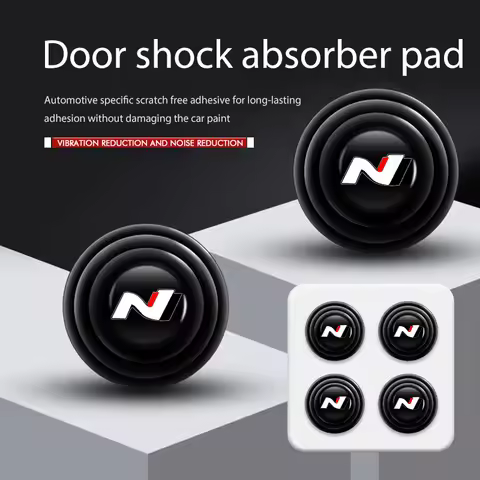 4/8pcs Car Door Shockproof Anti-Noise Silicone Shock Cushion For Hyundai N Line i10 I10 2008 2009 20
