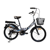 LA Bicycle จักรยานแม่บ้าน รุ่น CITY ล้อเหล็ก 20” BLUE One