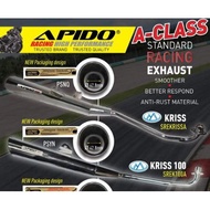 KRISS 110 100 EXHAUST PIPE APIDO STD RACING OPEN BIG HOLE EKZOS FOR MODENAS KRISS1 KRISS2 KRISS110 K