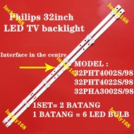 Suitable for 32pht4002s / 98 / 32pht4022s / 98 / 32pha3002s / 98 32 inch LED TV backlight strip 32ph