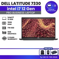 Dell Latitude 7330 i7 12th Gen 13.3" Business Laptop | 16GB RAM 4200Mhz Speed 8GB GPU 1TB SSD M.2 | 