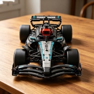 1:10 Scale F1 Racing Car Building Blocks With Working Steering Suspension F1 Race Car Model Kit for 