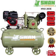 Swan HVU-203E Air Compressor High Pressure 6.5HP 175L|237L 12Bar (Petrol Engine)