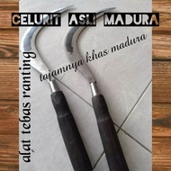 Arit Rumput Celurit Madura Clurit Tajam bahan tebal kuat Arek Madureh Sabit Madura Sabit Tajam Khas 