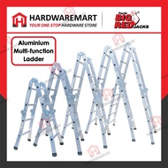 [BIGRED] Aluminium Heavy Duty Multi Purpose Ladder (8/10/12/14/16 Steps) 铝制多用楼梯 Tangga Lipat/ Foldable ladder MAX 150KG