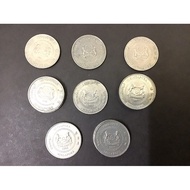 K82 -1985-2007 SINGAPORE 50 Cents SINGAPURA சிங்கப்பூர் 新加坡 - PRE-OWNED COIN