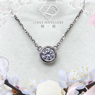 ［Real Moissanite］Can Pass Diamond Test 18K Gold Light Luxury Bubble Necklace Pendant MNG013 Moissani