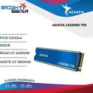 ADATA Legend 710 M.2 PCIE Gen3x4 SSD - 512GB