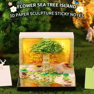 3D Calendar 2026 3D Paper Sculpture Calendar 2026 Tear Away Notepad Paper Sculpture Flower Tree Desi