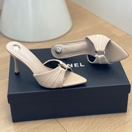 CHANEL 香奈兒 尖頭 女士高跟涼拖鞋