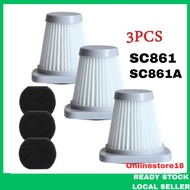 HEPA Filter Sponge For Midea Sc861 Sc861A Vacuum Cleaner Part