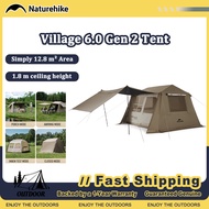 Naturehike Village 6.0 2 Generation Quick Open Tent Family Automatic Tents Camping Outdoor UPF50+