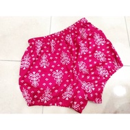 Iyengar yoga shorts - Pink Christmas tree (homemade)