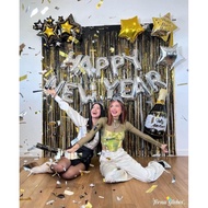 Happy New Year 2025 (16 Inches) Balloons For Decoration