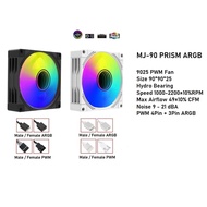 Fan ARGB 9cm 92mm 3pin 5V ARGB + 4pin PWM - Prism ARGB Fan