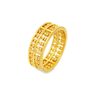 Top Cash Jewellery 916 Gold Full Abacus Ring