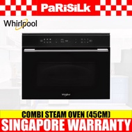 Whirlpool W7 MSBLAUS  6TH SENSE Built-in Combi-Steam Oven (45cm)