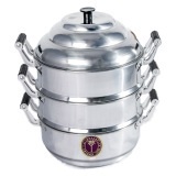 36cm Aluminum Steam Pot 3 Layer / Periuk Kukus