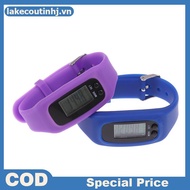 Lu LED Pedometer Bracelet Step Counter Watch 12/24H Time Display Step Counter Watch Silicone Step Tr