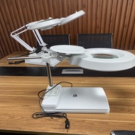 Kính lúp để bàn có độ phóng đại 10X có đèn LED thấu kính phổ thông Model LT-86B 10X