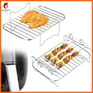 DIVECY for Ninja Double Basket Air Fryer Accessories Air Fryer Rack Tray Rack Grill Rack Baking Dishes