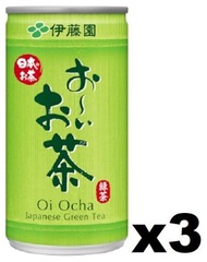 伊藤園 - F18449 伊藤園好味綠茶 190g x (3罐裝)