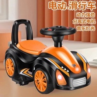 Children Scooter 1-3 Years Old Baby Trolley Scooter Four-Wheel Anti-Rollover Twist Scooter Electric 