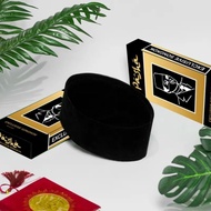 PASHA black cap PASHA black songkok 9 cm high Realpict songkok hitam