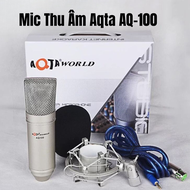 Micro Thu Âm Chuyên Nghiệp Mic Thu Âm Aqta AQ-100 Cao Cấp.míc thu âm cực chuẩnâm thanh cực haychống 