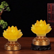 Buddha Front Lamp Holding Lotus Lamp Buddha Front Lamp led Crystal Lotus Lamp Battery Lotus Lamp Hol