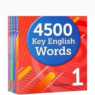 RRR666 “4500 key Words Level 1/2/3/4” Students Textbook Workbook