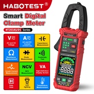 HABOTEST HT203AS/DS Digital Clamp Meter Multimeter AC Current and AC/DC Voltage Tester with Amp Ohm 