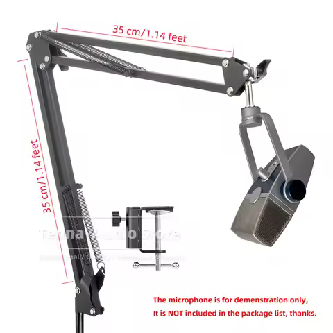 Cantilever Desktop Suspension Scissor Boom Arm Rack Microphone Stand For AKG Lyra USB Mic Holder Cla
