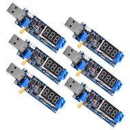6pcs USB Buck Boost Converter 3.5V-12V to 1.2V-24V DC-DC Adjustable Step Up Step Down Power Supply M