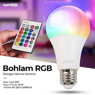 TaffLED 15W E27 RGB Bulb with Remote Control