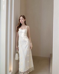 (สีชมพูพรีออเดอร์ จัดส่ง 29/12) Rene_club - La fleur dress เดรสดอกไม้