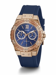 GUESS นาฬิกา Multi-function รุ่น LEGACY สายซิลิโคน นาฬิกาผู้หญิง สุภาพ คุณภาพสูง Rose Color ทนทาน แข