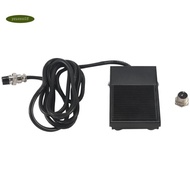 Hand Metal Foot Pedal Switch 1.8 Meters Cable 2 Pins Connector Spot Welding Tig Torch