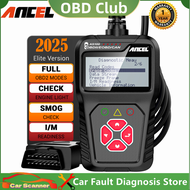 Ancel AD310 สำหรับเครื่องสแกนเนอร์ OBD2 ทุกคัน อ่านและล้างรหัสข้อผิดพลาดของเครื่องยนต์ เครื่องมือวิเ